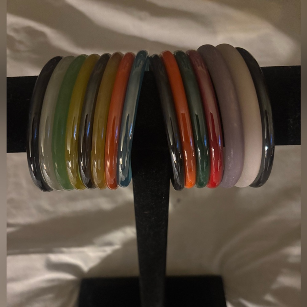 Multicolor Bangle Bracelet Set